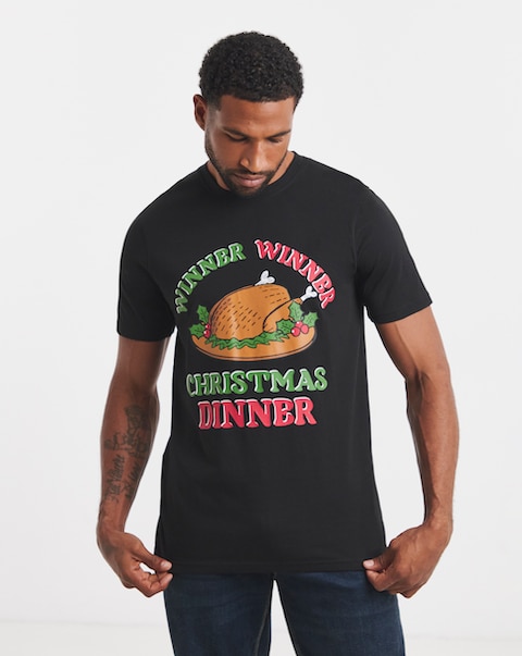Winner Winner Xmas Graphic T-Shirt