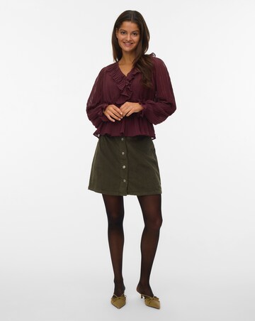 VERO MODA FRILL PLEATED TOP