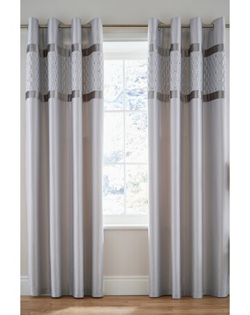 Catherine Lansfield Sequin Cluster Curtains