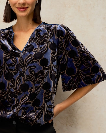 White Stuff Nova Velvet Shell Top