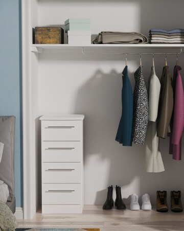 Osprey Ready Assembled 4 Drawer Tallboy - Kids