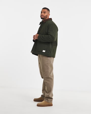 Jack & Jones Norrebro Padded Barn Jacket - Green