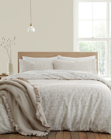 Bianca Shadow Leaves Duvet Cover Set