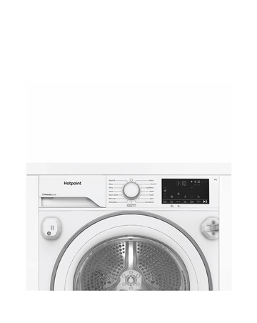 Hotpoint CHK83MWWUK Intergrated 8kg Heat Pump Tumle Dryer - White