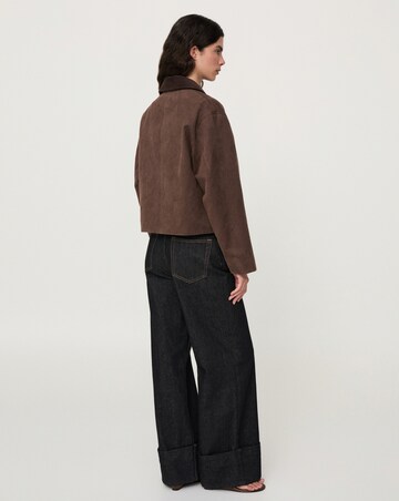 Mango Corduroy Collar Jacket