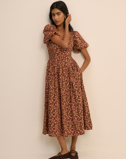 NOBODYS CHILD MARA MIDI DRESS
