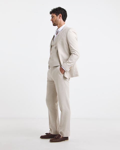Linen Blend Trouser