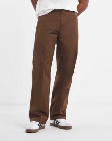 Dickies Union Loose Straight Twill Pant - Brown
