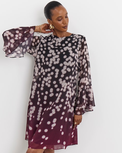Joanna Hope Chiffon Shift Dress