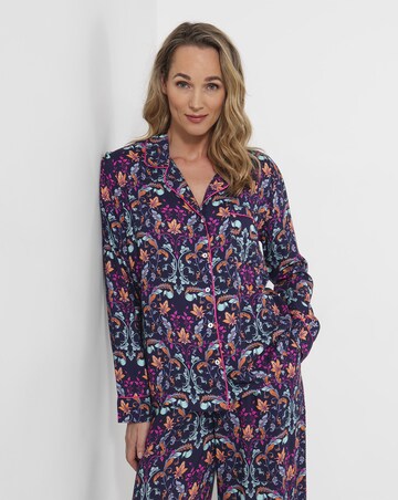 Joe Browns Navy Mystical Floral Boutique Pyjama Top