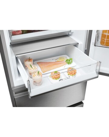 Haier Combi 3DR Series 5 HTW5618ENMG 180cm Refrigerator Inox + Install