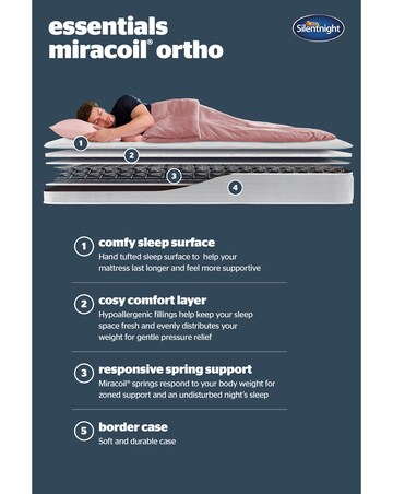 Silentnight Essentials Miracoil Ortho Mattress
