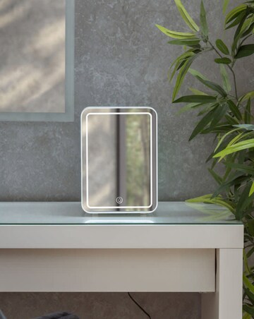 ValueLights 4L Portable Mini Beauty Fridge with LED Mirror