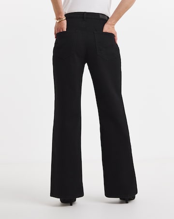 Black Authentic Wide Leg Jeans