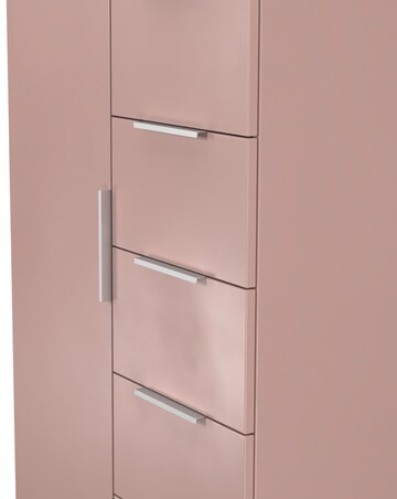 Humber Ready Assembled 1 Door 5 Drawer Kids Wardrobe - Kids