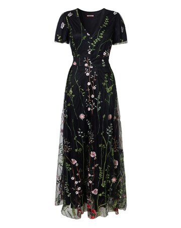 Joe Browns Dramatic Florals Embroidered Maxi Dress