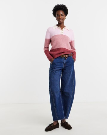 Colour Block Rugby Jumper