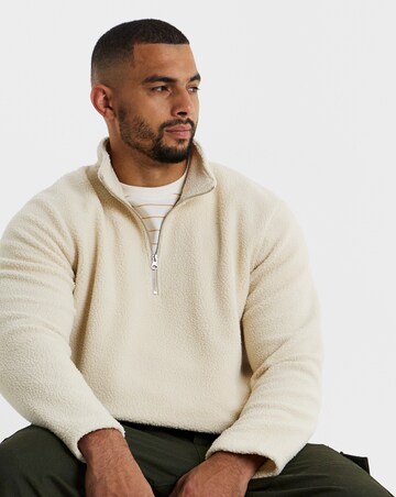Jack & Jones Teddy Sweat Top - Oatmeal
