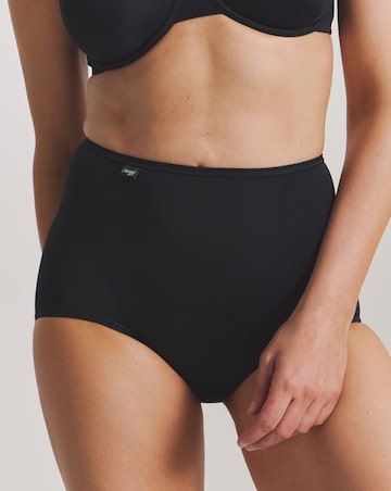 Sloggi (3 Pack) Microfibre Maxi Knickers Black