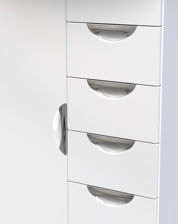 Haydn Ready Assembled 1 Door 5 Drawer Kids Wardrobe - Kids