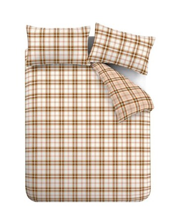 Catherine Lansfield Kelso Check Duvet Cover Set