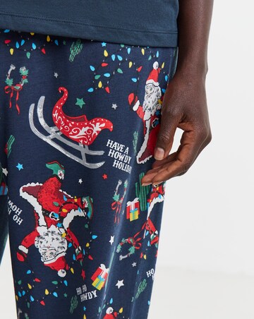 Pretty Secrets Western Santa Family Pyjamas - Womens