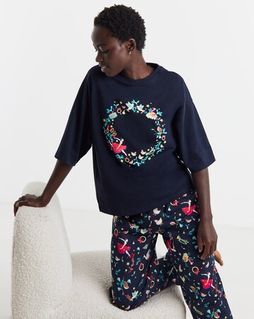Pretty Secrets 12 Days Of Christmas Graphic Pyjama Set