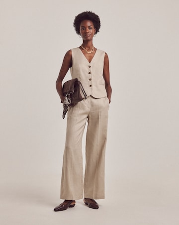 Anthology Pure Linen Wide Leg Trousers