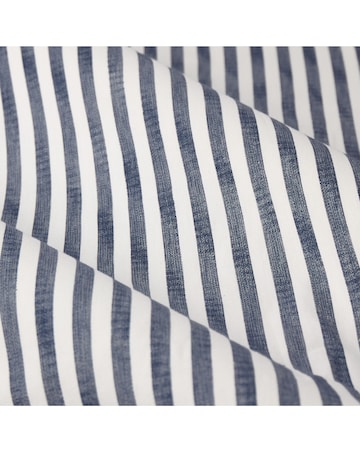 Yard Hebden Striped 100% Cotton Eyelet Lined Curtains