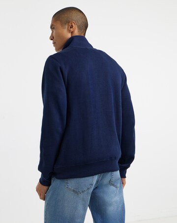 Lacoste Classic 1/4 Zip Sweat Top - Navy