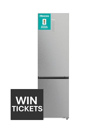 Hisense RB5P410SACCUK Extra Large Combi Fridge Freezer - Black