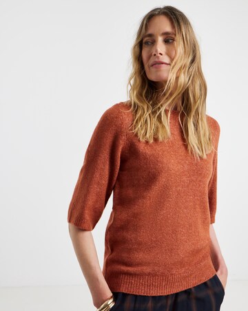 Sponge Short Sleeve Knitted Tee