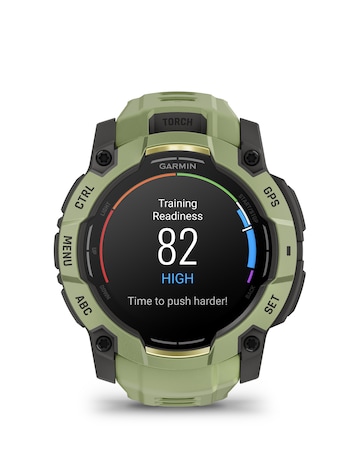 Garmin Instinct 3 AMOLED 50mm Smart Watch - Fern Green/Grey