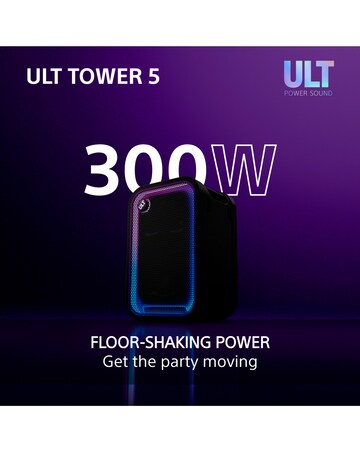 Sony ULT Tower 5 Party Speaker - Black