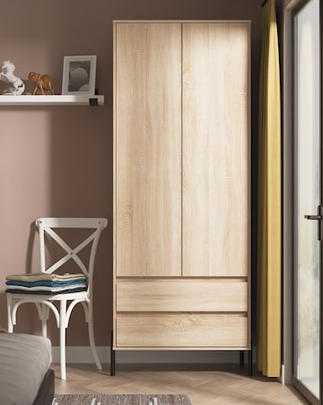 Sloan 2 Door 2 Drawer Wardrobe