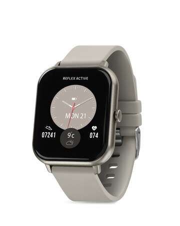 Reflex Active Nexus Silicone Strap Smart Watch - Warm Grey