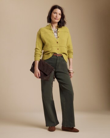 Julipa Ochre Knitted Cardigan
