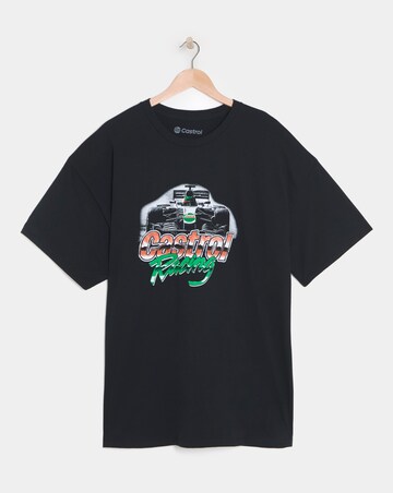 Castrol Graphic Motor Racing T-Shirt - Black