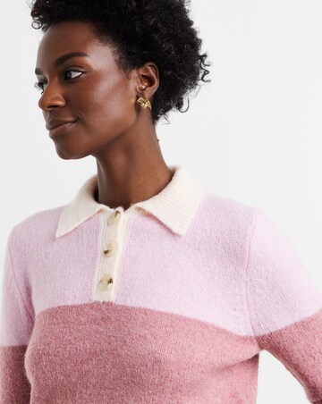 Colour Block Rugby Jumper