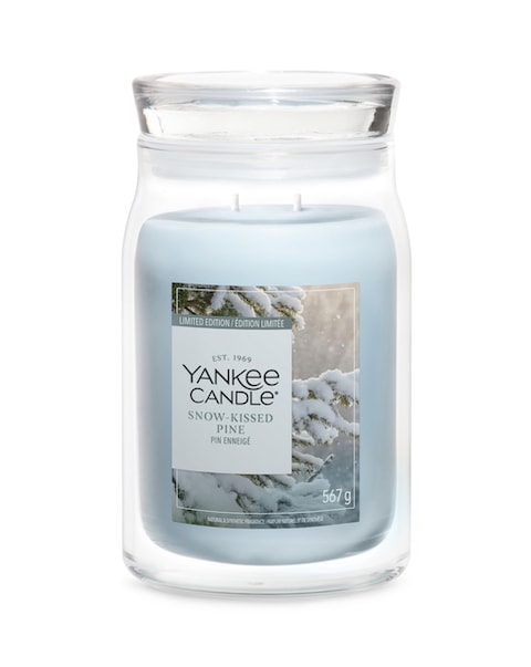 New In - Yankee Candle Large Snow Kissed Pine