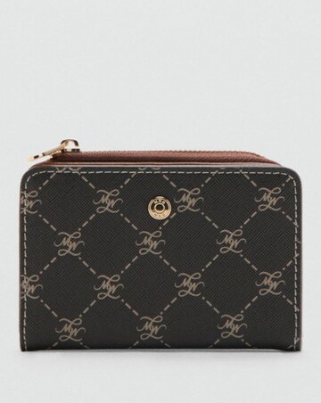 Mango Medium Wallet With Logo Print