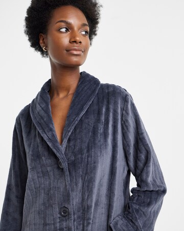 Pretty Secrets Button Through Fleece Gown