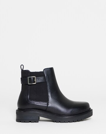Sidonie Chelsea Buckle Ankle Boots - Wide Fit (E)
