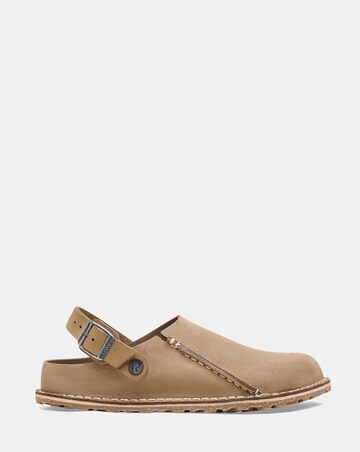 Birkenstock Lutry Premium Suede Slippers - Grey Taupe