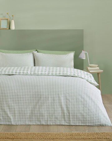 Catherine Lansfield Bamford Gingham Check Duvet Cover Set