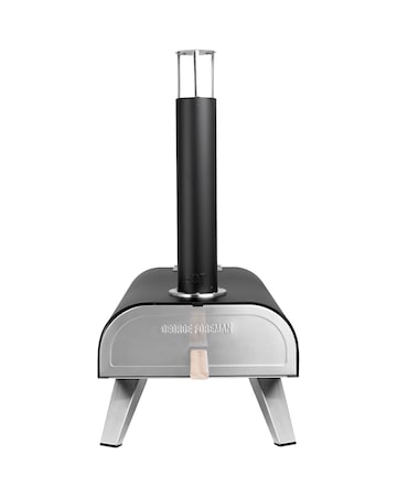 George Foreman Dual Fuel Powered Pizza Oven with Paddle & Carry Bag