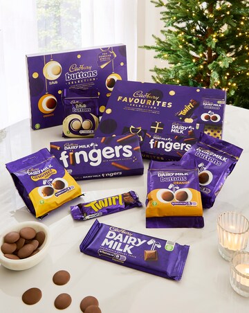 Cadbury Favourites and Buttons Selection Box Bundle