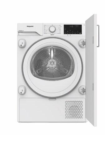 Hotpoint CHK83MWWUK Intergrated 8kg Heat Pump Tumle Dryer - White