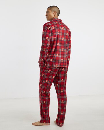 Bear Print Family Pyjamas - Mens