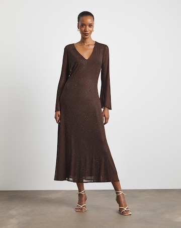 Joanna Hope Stretch Hotfix Midi Dress